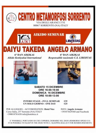 Stage Internazionale Daiyu Takeda Angelo Armano